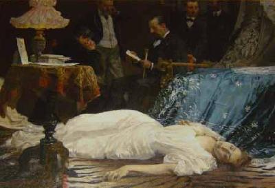 WATTEAU, Louis-Joseph Suicida per amor oil painting picture